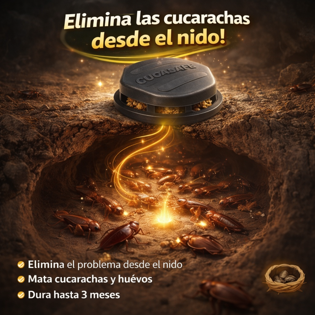 CucaSafe - Tu casa libre de cucarachas, fácil y seguro