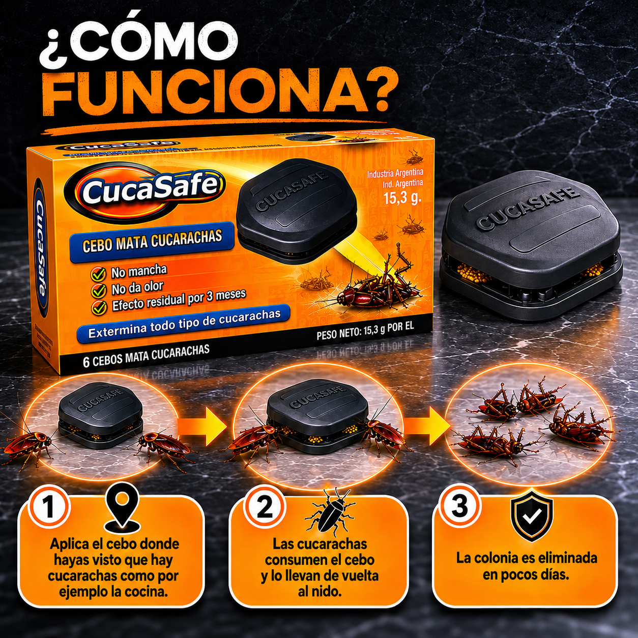 CucaSafe - Tu casa libre de cucarachas, fácil y seguro