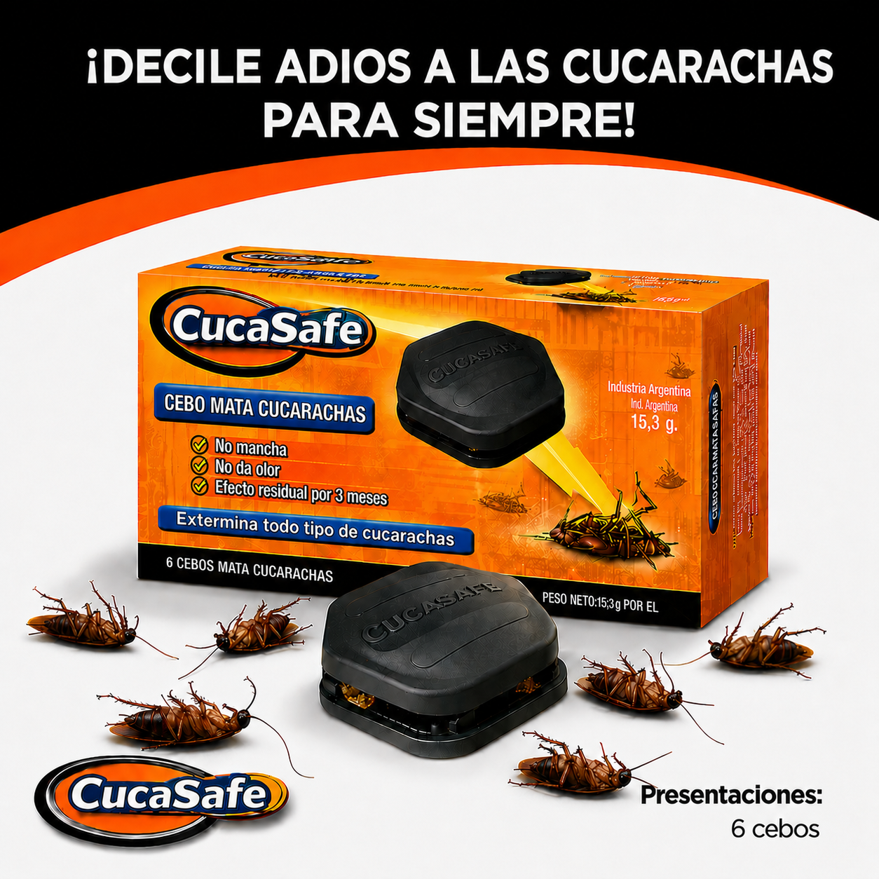 CucaSafe - Tu casa libre de cucarachas, fácil y seguro
