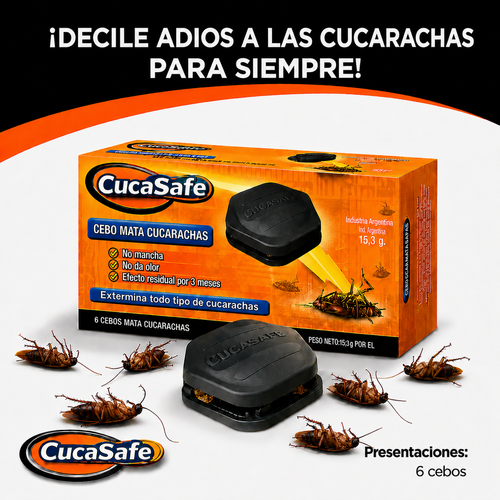 CucaSafe - Tu casa libre de cucarachas, fácil y seguro